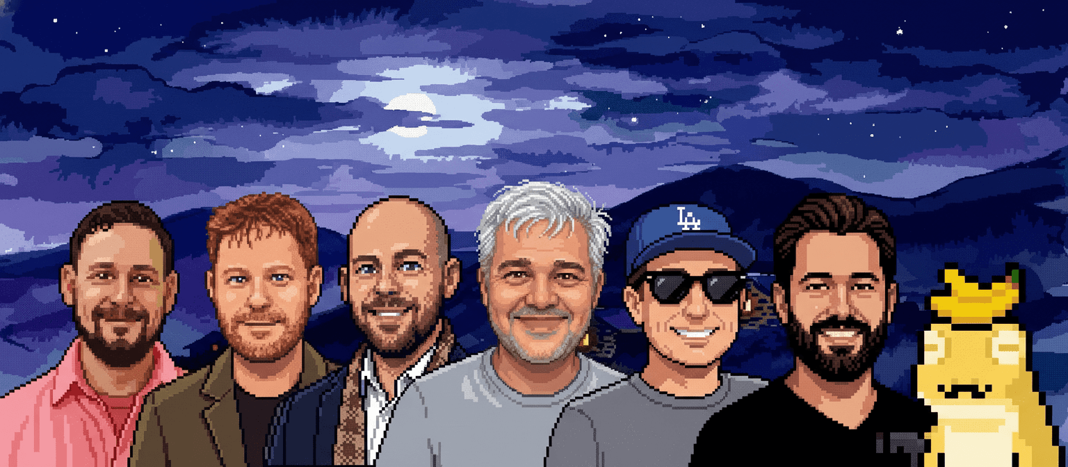 bOpen team - pixel art group photo